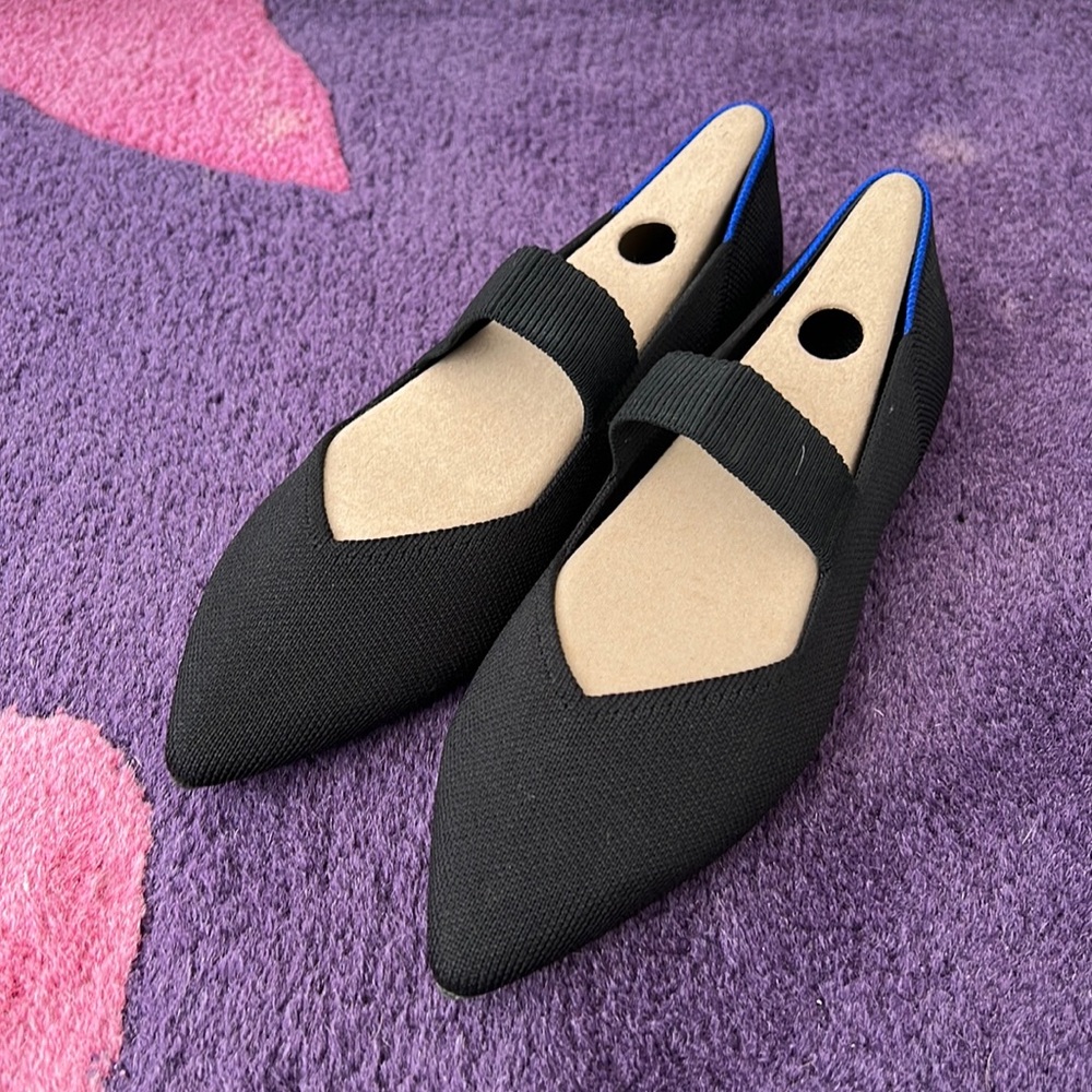Rothy’s black women’s mary jane’s in size 8
